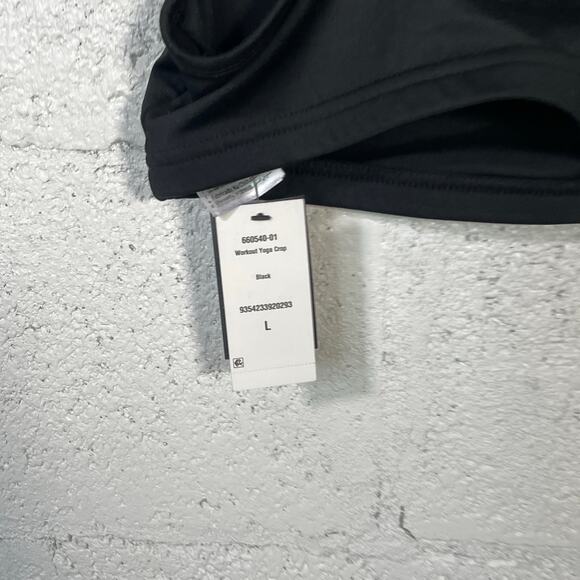 COTTON ON Women's Workout Yoga Crop Top black large - Picture 3 of 7